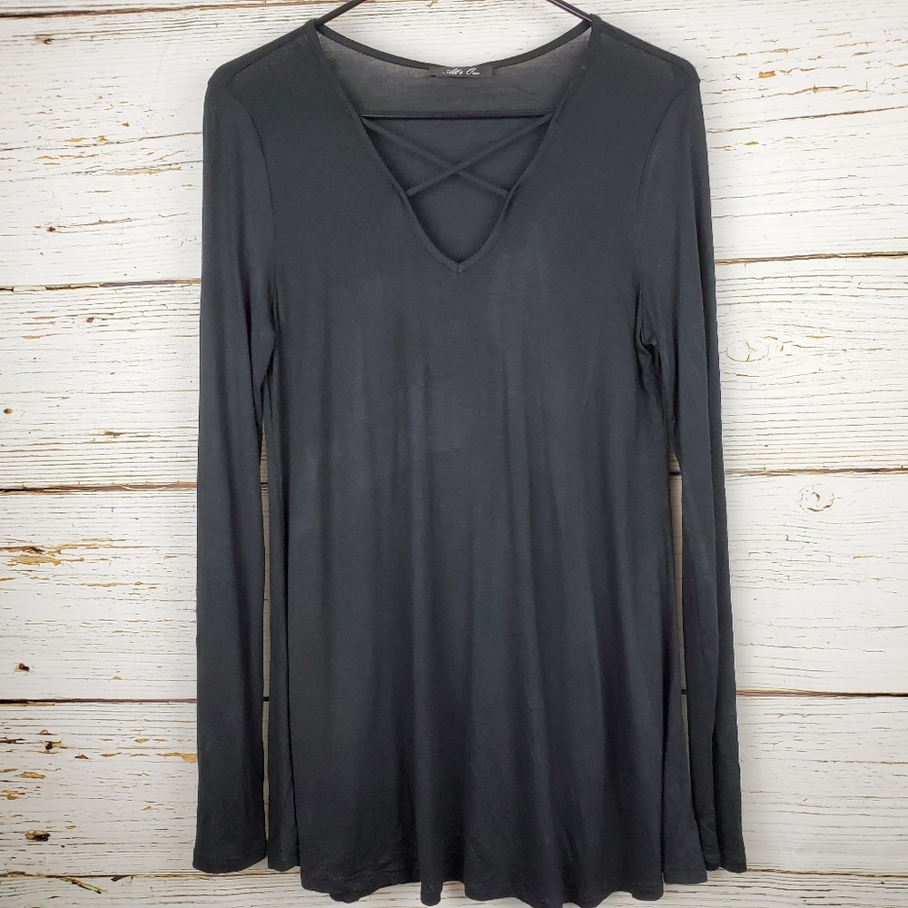 All 4 One Criss Cross Front Top